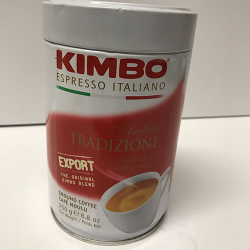 Kimbo White Traditional Coffee 8.5oz Can
