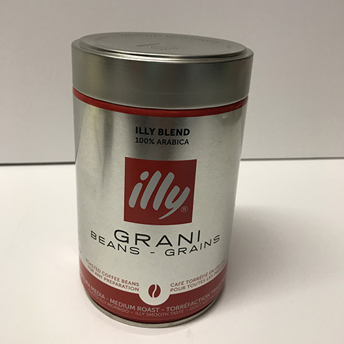 Illy Whole Bean Grani Coffee 8.8oz Can